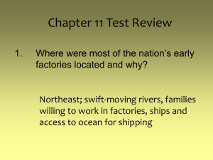 Chapter 11 Test Review