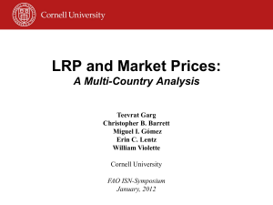 LRP and Market Prices: A Multi-Country Analysis