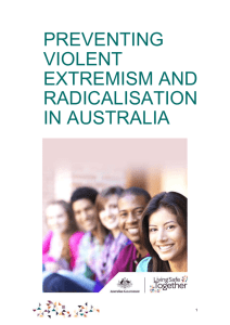 Booklet—Preventing violent extremism and radicalisation in Australia