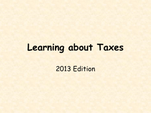 Taxes PowerPoint.