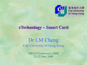 eTechnology – Smart Card