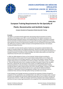 European Training Requirements