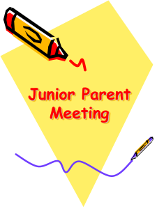 Senior Parent Meeting