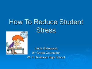 How To Reduce Student Stress