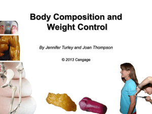 4.3 Body Composition and Weight Control