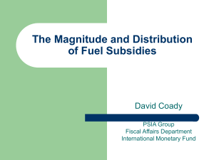 Evaluating the Fiscal and Social Cost of Fuel Subsidies