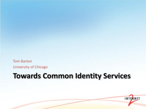 Identity Services for Open Source Software