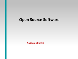 Open Source Software talk
