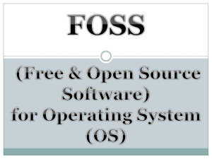 Free & Open Source Software - JOSHUA JARAMILLO