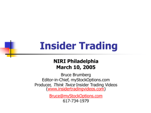 What is insider trading? - Corporate-ir