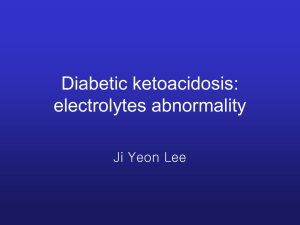 Diabetic ketoacidosis
