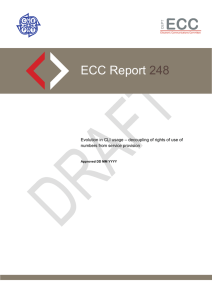 Draft ECC Report 248