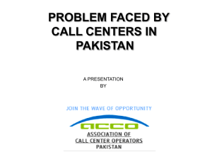call center opportunities - Association of Call Centers Operations