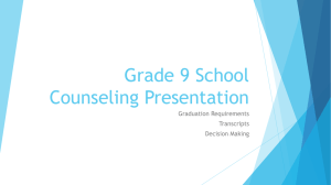 School Counseling Presentation