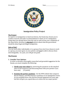Immigration Policy Project