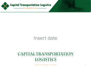 Results to Customer - Capital Transportation Logistics
