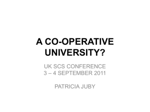 a co-operative university?