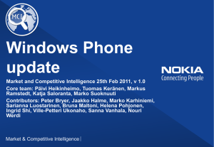 Windows Phone update