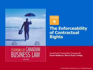 Essentials of Canadian Business Law 1st Canadian Edition