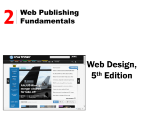Chapter 2 PowerPoint - Web Design & Interactive Media
