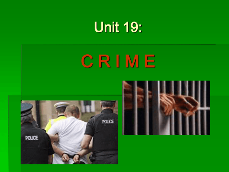 What Is A Legal Definition Of Crime