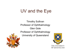 LEC UV and the Eye - UQMBBS-2013