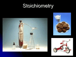 intro to stoichiometry