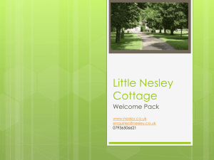 to a copy of our Little Nesley Welcome Pack