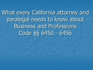 what every attorney should know about business & professions code