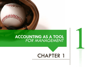 WHAT IS MANAGERIAL ACCOUNTING?