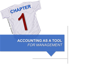 ACCOUNTING AS A TOOL