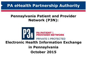 PA eHealth Partnership Authority - Pennsylvania Association of