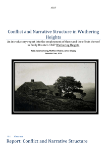 Conflict and Narrative Structure in Wuthering Heights