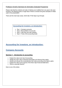 Accounting for investors: an introduction