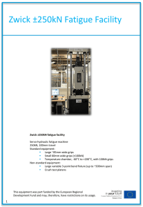 Facilities and Equipment - Warwick Centre for Industrial