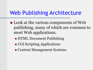 Web Publishing Systems