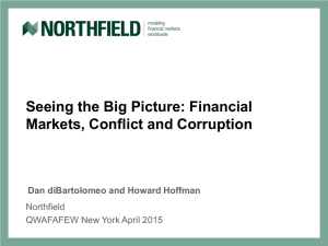 Financial Markets Conflict Corruption