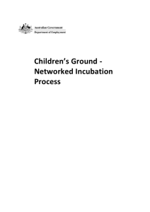 Children's Ground – Networked Incubation Process