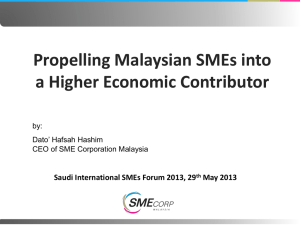 SME development a shared responsibility
