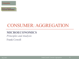 The consumer: aggregation