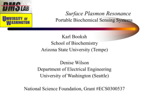 Surface Plasmon Resonance - Electrical Engineering