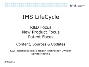 IMS LifeCycle Content, Sources, Updates