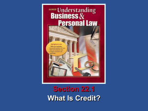 What Is Credit?