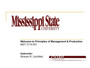 MGT 3114 - MISWeb - Mississippi State University