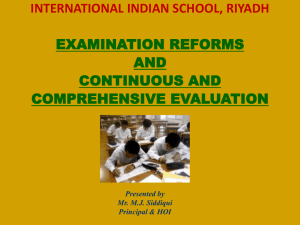 PRINCIPRESENTATION - International Indian School, Riyadh.