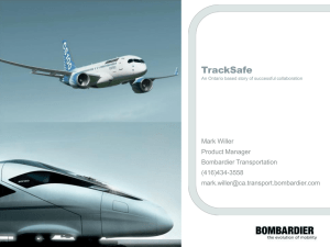 Bombardier standard presentation for Aerospace