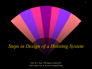 4 Steps in Hoist Design