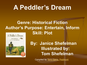 A Peddler's Dream