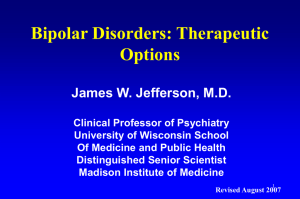 204 Bipolar Disorder.. - University Psychiatry