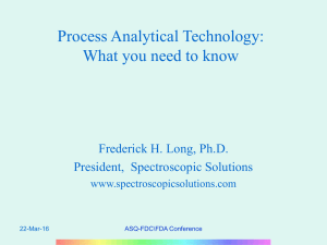 Process Analytical Technology: What you need to know